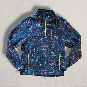 Chubbies The Chilly Vibe 1/4 Zip Fleece Pullover Sweatshirt Jacket Mens Size M